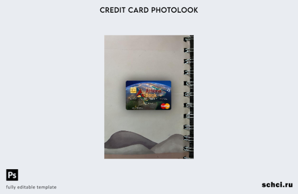цифровая загрузка Сомали Amana Bank фотошаблон лицевой стороны mastercard